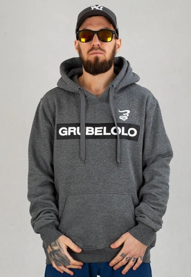 Bluza Grube Lolo Pasek grafitowo czarna