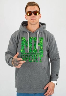 Bluza Metoda MH Sport Weed ciemno szara