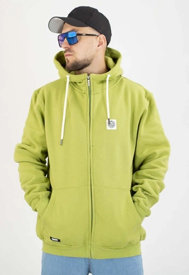 Bluza Mass Z Kapturem ZIP Patch oliwkowa