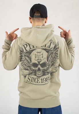 Bluza Pit Bull Z Kapturem Bite Me szara