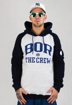 Bluza B.O.R. Biuro Ochrony Rapu The Crew szaro granatowa