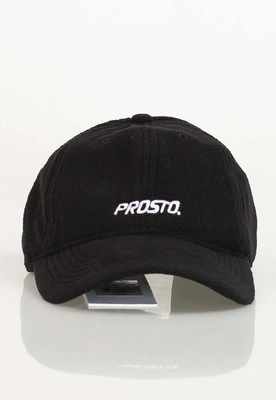 Czapka 6 Panel Prosto Fleece czarna