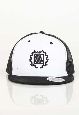 Czapka Trucker Diil Laur biało czarna