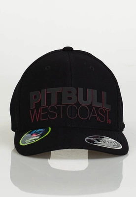 Czapka Snapback Pit Bull Seascape Print czarno czerwona 