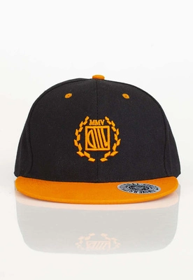 Czapka Snapback Diil Laur czarno pomarańczowa