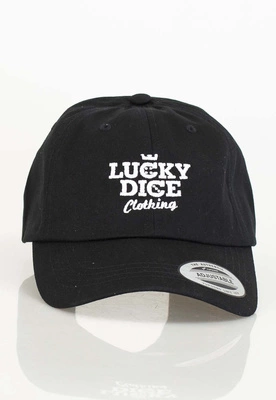 Czapka Baseball Lucky Dice Haft Logo czarna