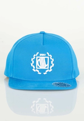 Czapka Snapback Diil Laur turkusowo biała