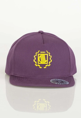 Czapka Snapback Diil Small Laur fioletowo żółta
