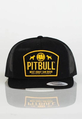 Czapka Snapback Pit Bull Flat Mesh Dogs czarna