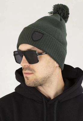 Czapka Prosto Zimowa Drist ciemno zielona