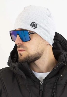 Czapka Pit Bull Zimowa Small Logo II grey melange black