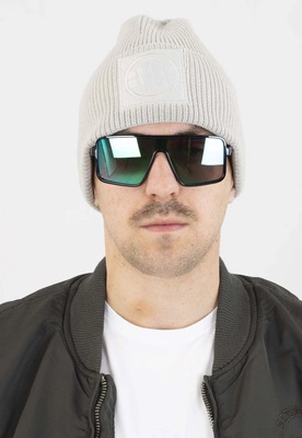 Czapka Zimowa Pit Bull Logo Single Layer Cuff grey melange