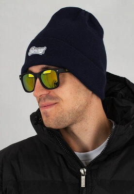 Czapka Zimowa B.O.R. Biuro Ochrony Rapu Borcrew granatowa