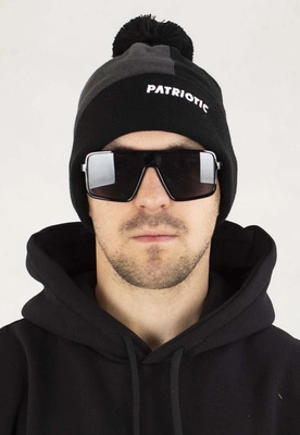 Czapka Patriotic Zimowa Futura 09 czarno grafitowa