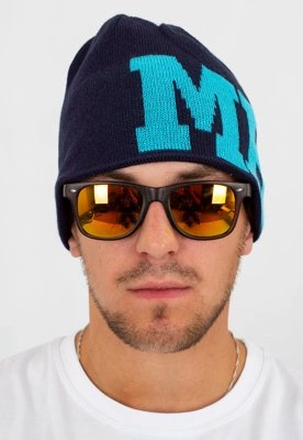 Czapka Zimowa Metoda Big MH Logo granatowa