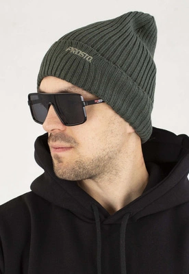 Czapka Prosto Zimowa Getz ciemno zielona