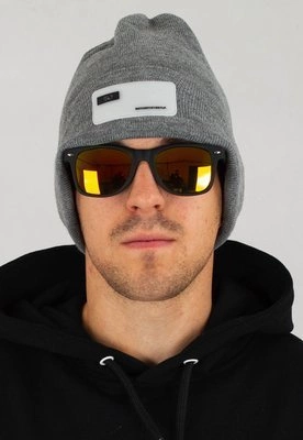 Czapka Zimowa SSG Wywijana SSG Double Logo szara