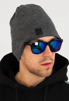 Czapka Zimowa Metoda Skórka średnio szara