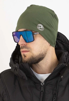 Czapka Pit Bull Zimowa San Diego CA olive