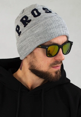 Czapka Prosto Teamo szaro czarna