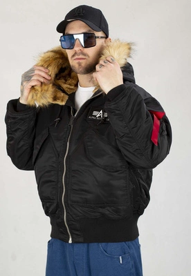 Kurtka Alpha Industries Zimowa 45P Hooded 144103 czarna