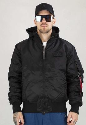 Kurtka Alpha Industries Zimowa MA-1D-Tec 133104 czarno czarna