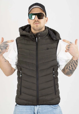 Bezrękawnik I8 Denim Z Kapturem khaki