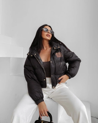 Kurtka Olavoga Viroon czarna