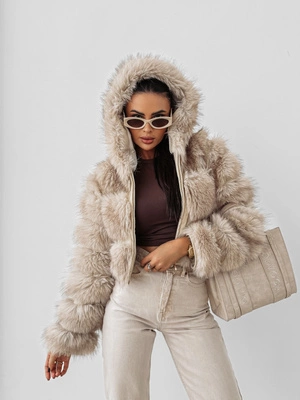 Kurtka Olavoga Lanika jasno beżowa