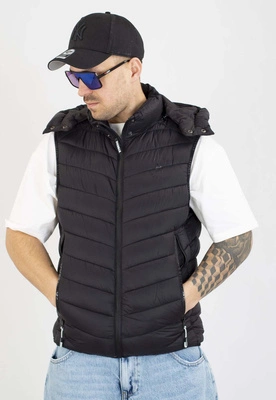 Bezrękawnik I8 Denim Z Kapturem czarny