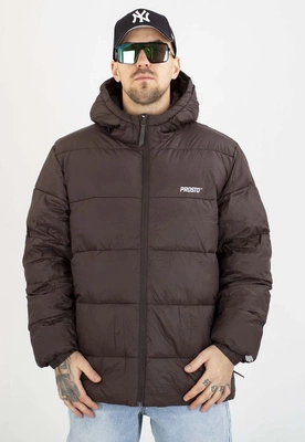Kurtka Prosto Zimowa Puffer 404 dark brown