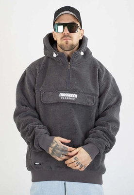 Kurtka Mass Z Kapturem Zimowa Frontside 2.0 szara