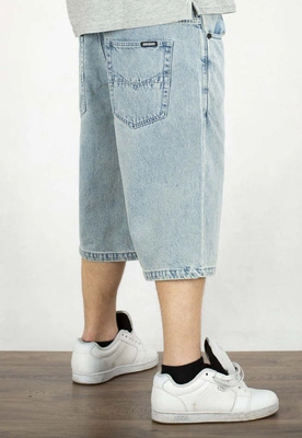Spodenki Mass Jeans Slang Baggy Fit light blue