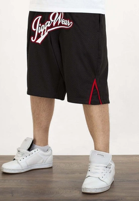Spodenki Jigga Wear Baseball czarno białe