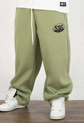 Dresy SSG Baggy Oval City Drawcord oliwkowe