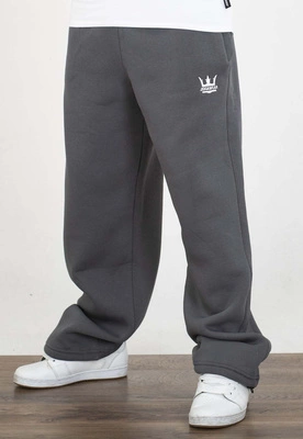 Dresy Jigga Wear Baggy Logo Drawcord Smoked grafitowe