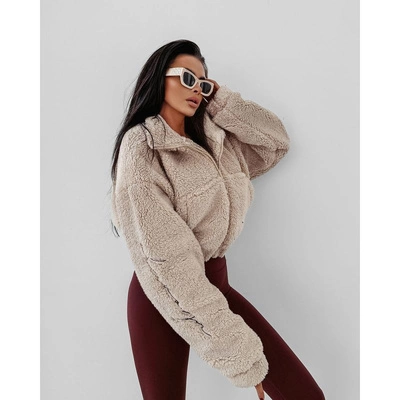 Bluza Olavoga Bez Kaptura Tedi beżowa