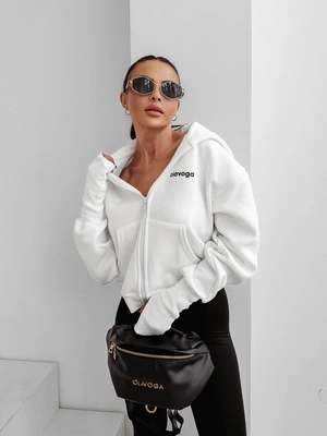 Bluza Olavoga Z Kapturem ZIP Autumn Tale ecru