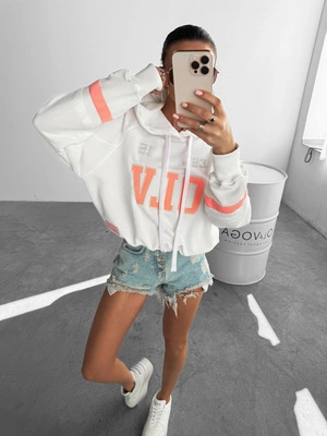 Bluza Olavoga Z Kapturem Grape ecru