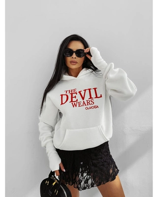 Bluza Olavoga Z Kapturem Sassy Muse ecru