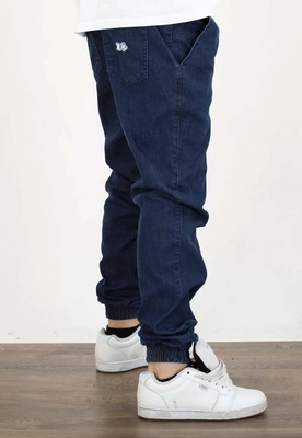 Spodnie Lucky Dice Joggery Dice ciemno niebieskie