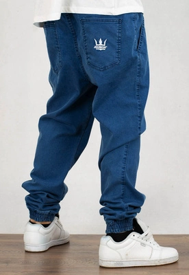 Spodnie Jigga Wear Crown blue jeans