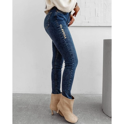 Spodnie Olavoga Noon niebieskie