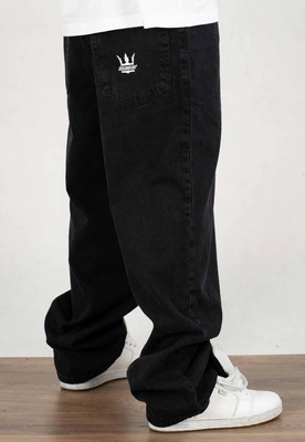 Spodnie Jigga Wear Crown Baggy Jeans black