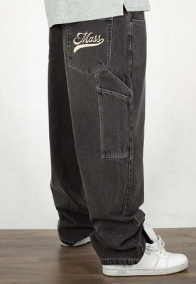 Spodnie Mass Jeans Extra Baggy Fit Prospect black washed