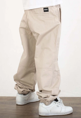 Spodnie Prosto Jogger Jeans Baggy Slate beżowe