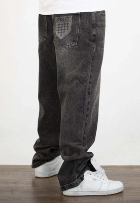 Spodnie Prosto Baggy Shield light grey