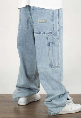 Spodnie Mass Jeans Extra Baggy Fit Worker light blue