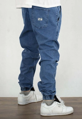 Spodnie Lucky Dice Joggery Dice light blue jeans