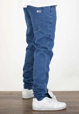 Spodnie Mass Tapered Fit Signature 2.0 niebieskie